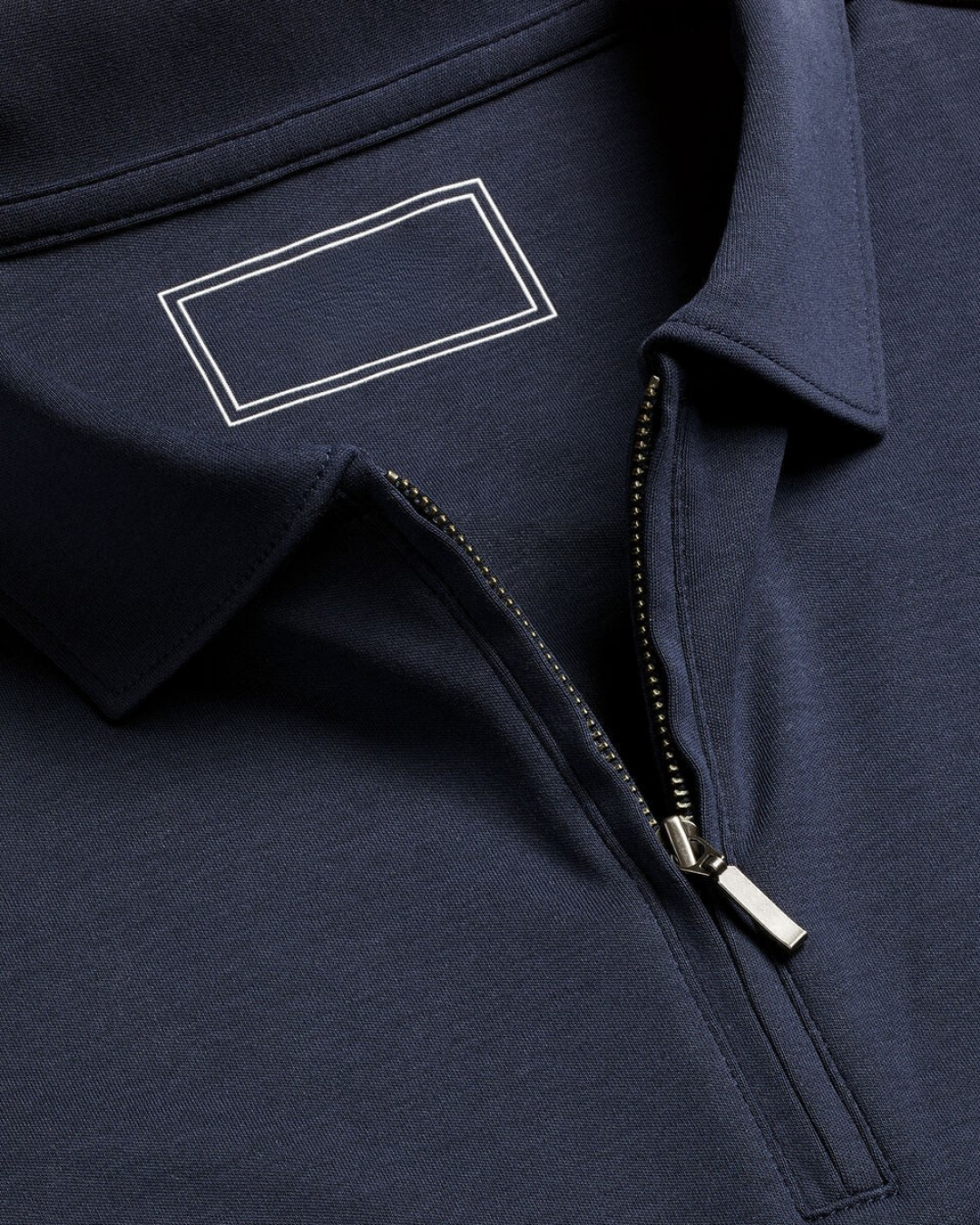 Zipper Polo - Navy