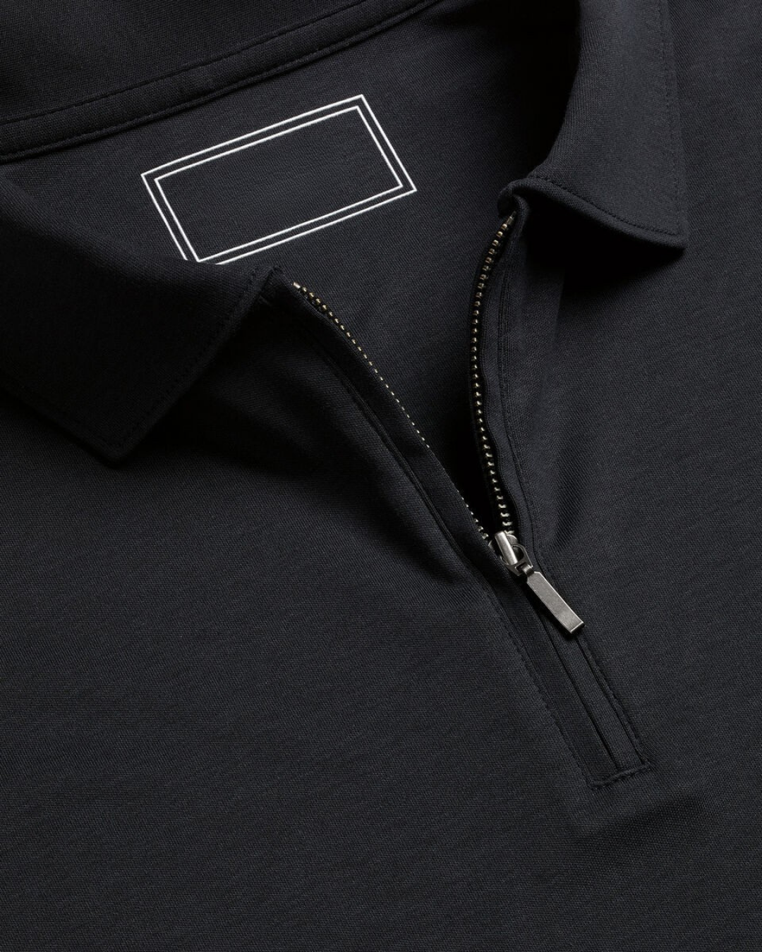 Zipper Polo - Black