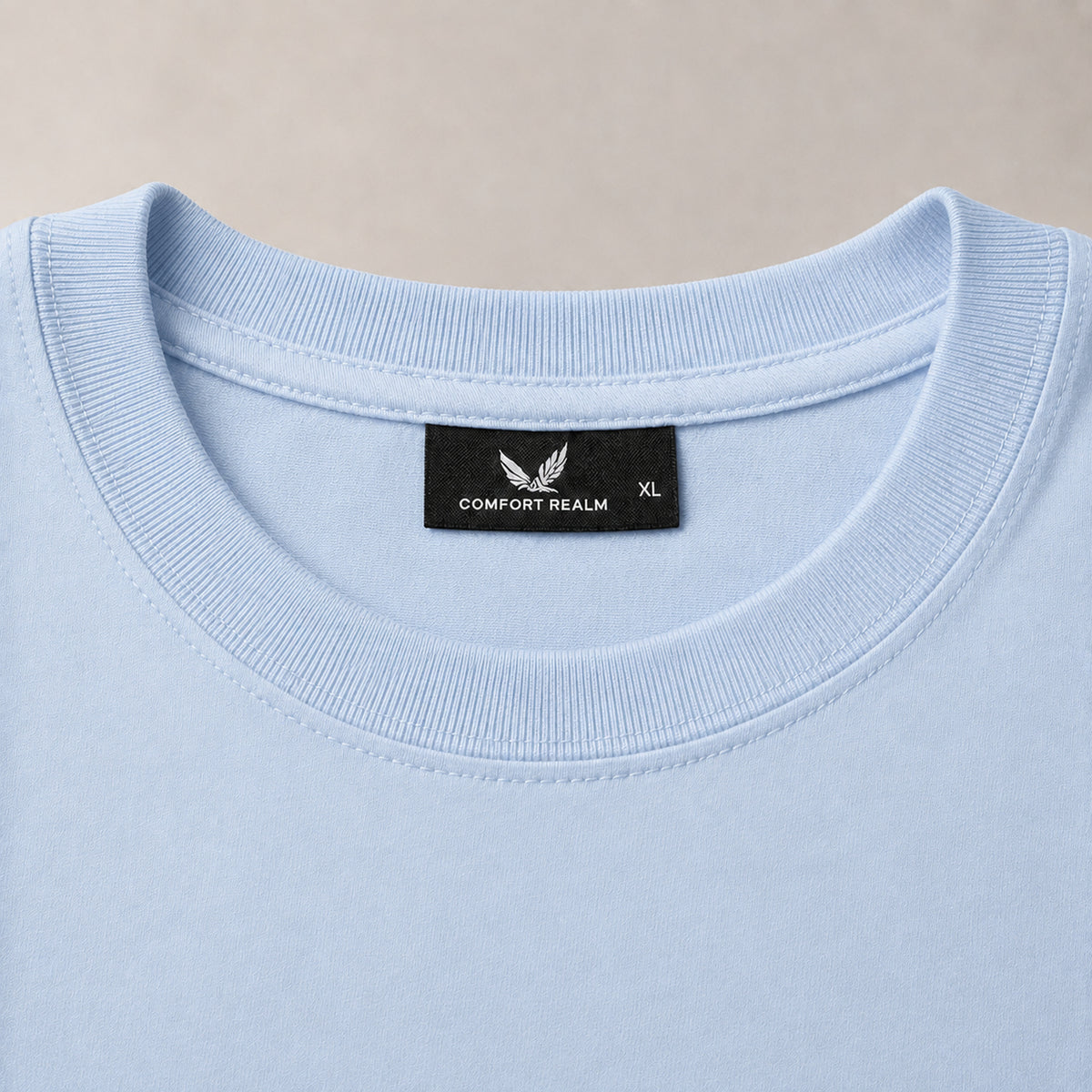 Crew Neck T-Shirt - Powder Blue