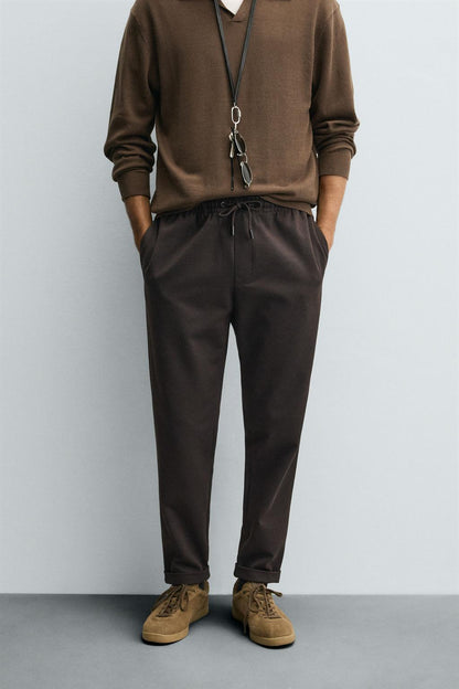 Basic Trousers - Chocolate