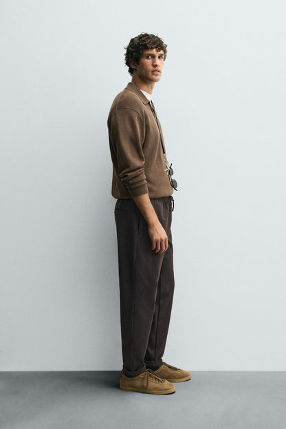 Basic Trousers - Chocolate