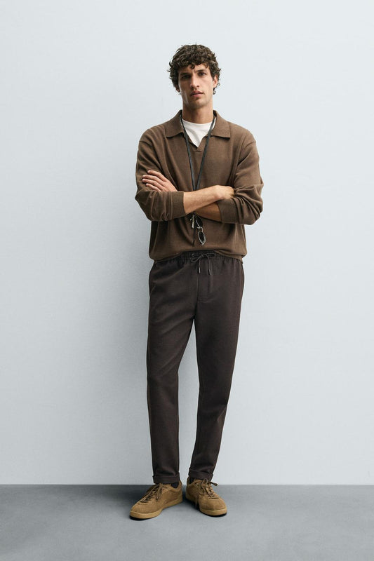 Basic Trousers - Chocolate