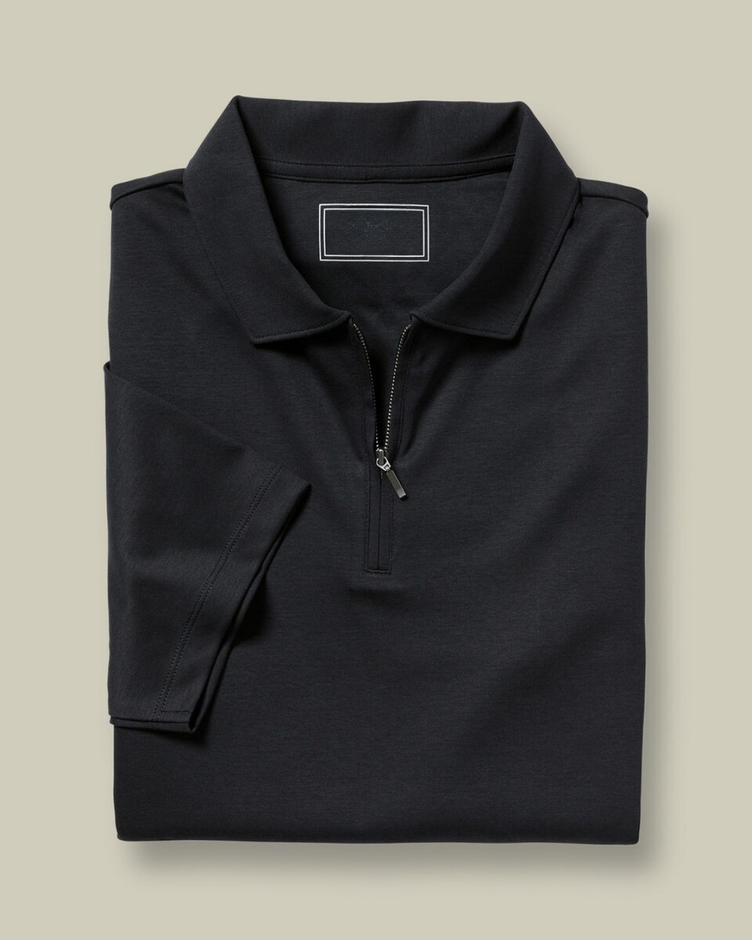 Zipper Polo - Black
