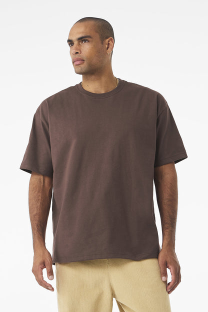 Drop Shoulder Oversized T-Shirt - Chocolate