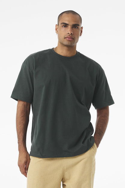 Drop Shoulder Oversized T-Shirt - Olive