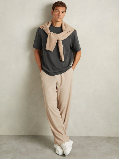 Crew Neck T-Shirt - Dark Grey