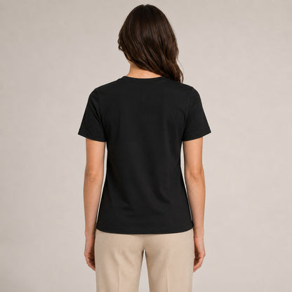 Crew Neck T-Shirt - Black