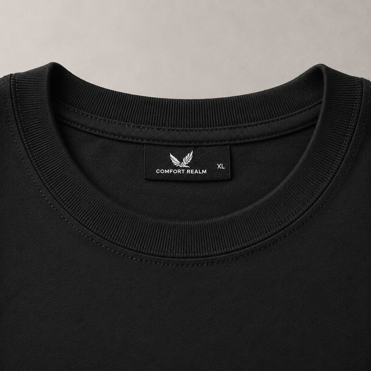 Crew Neck T-Shirt - Black