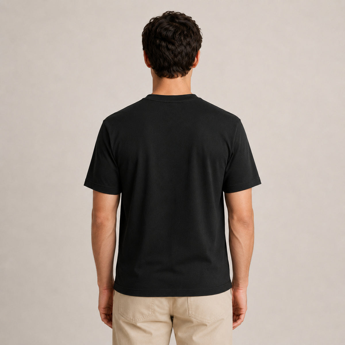 Crew Neck T-Shirt - Black