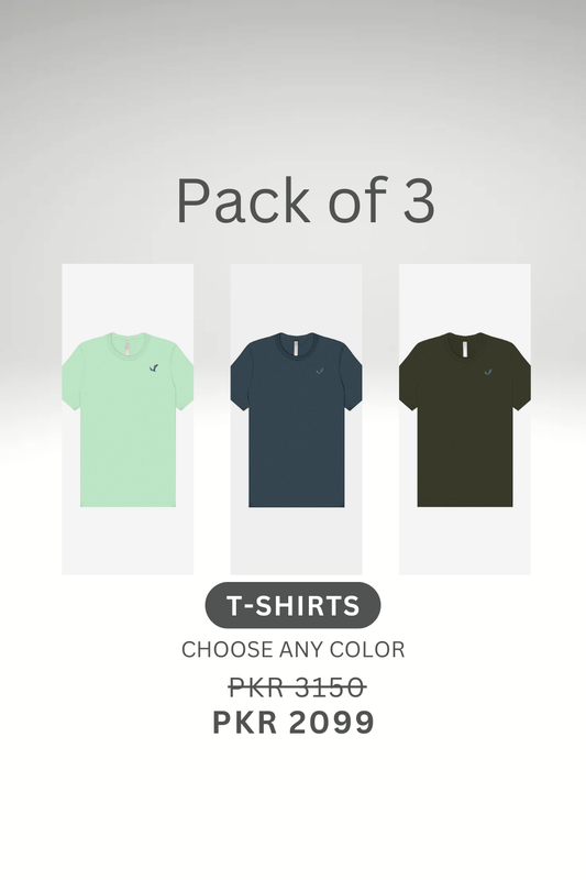 Pack of 3 - Roundneck