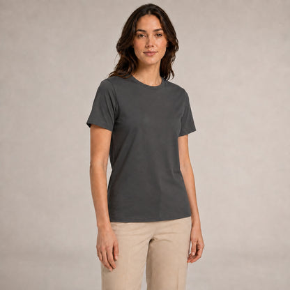 Crew Neck T-Shirt - Dark Grey