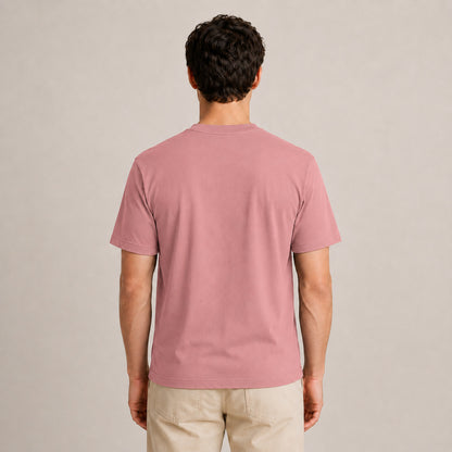 Crew Neck T-Shirt - Dusty Rose