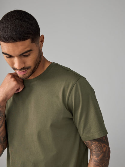 Crew Neck T-Shirt - Olive