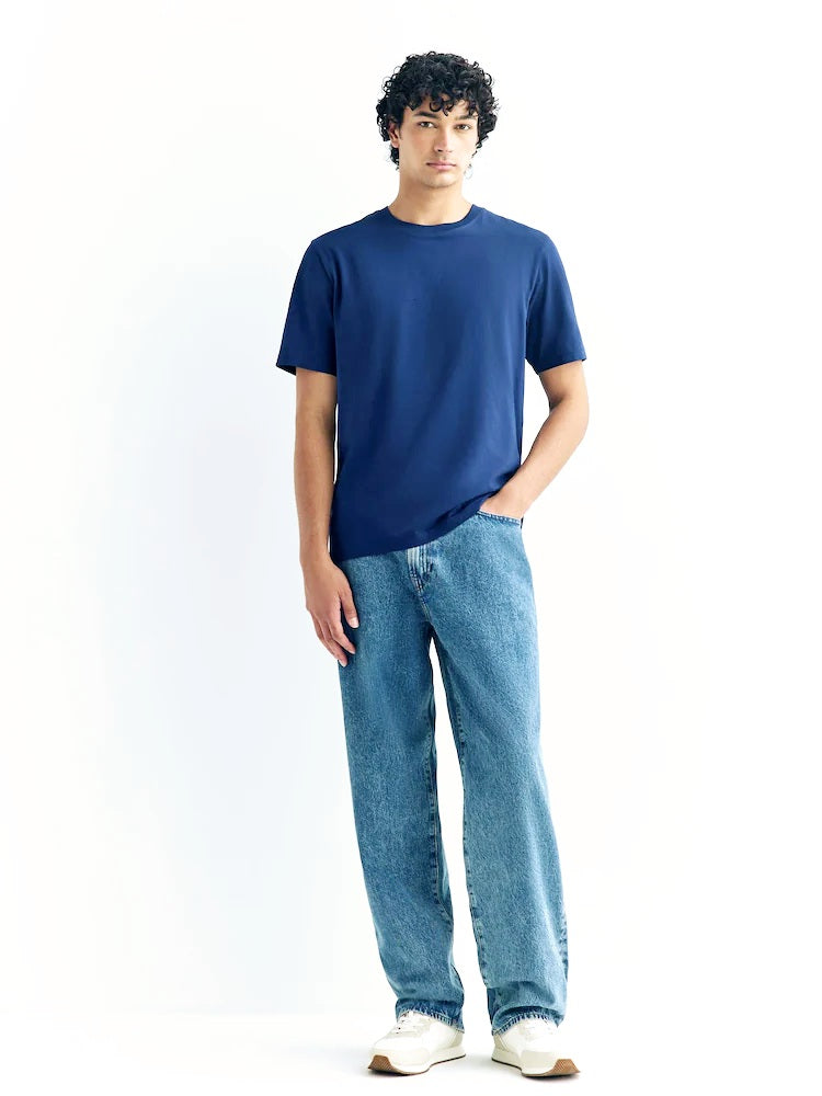 Crew Neck T-Shirt - Royal