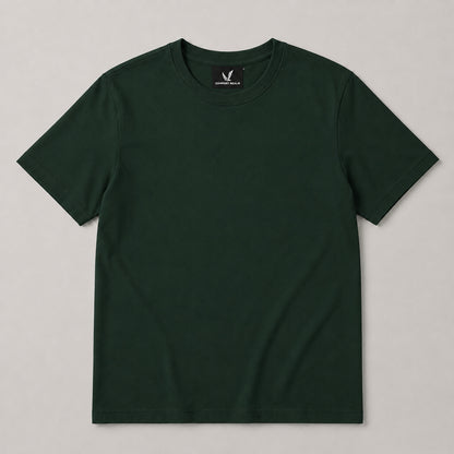 Crew Neck T-Shirt - Forest Green