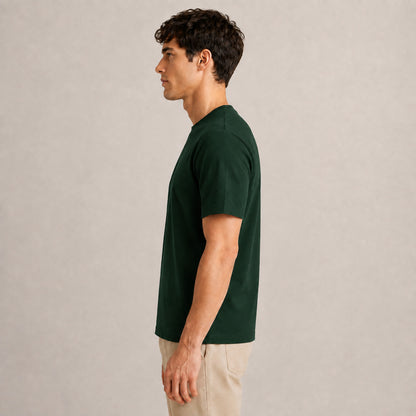 Crew Neck T-Shirt - Forest Green