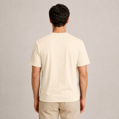 Crew Neck T-Shirt - Ivory