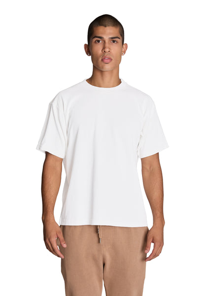 Drop Shoulder Oversized T-Shirt - White