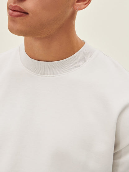 Drop Shoulder Oversized T-Shirt - White