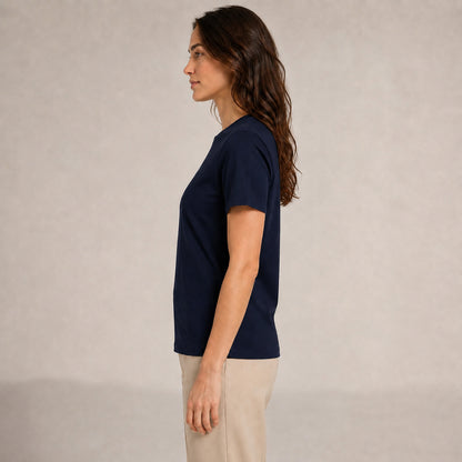 Crew Neck T-Shirt - Navy