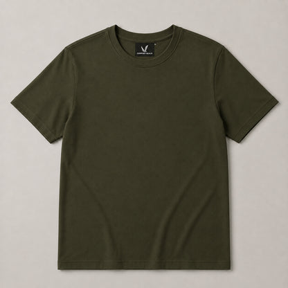 Crew Neck T-Shirt - Olive