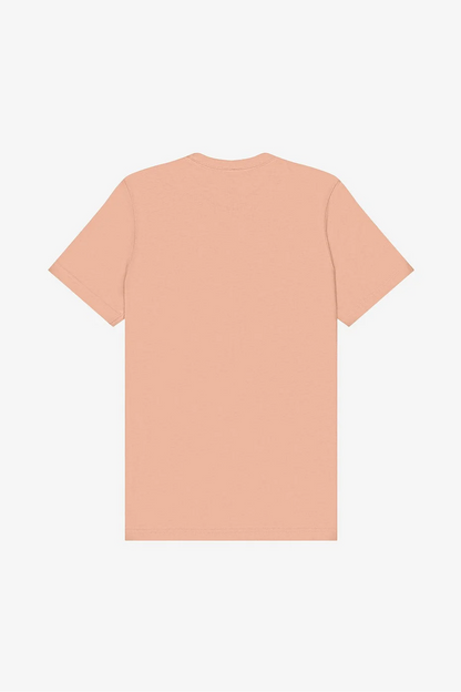 Crew Neck T-Shirt - Peach