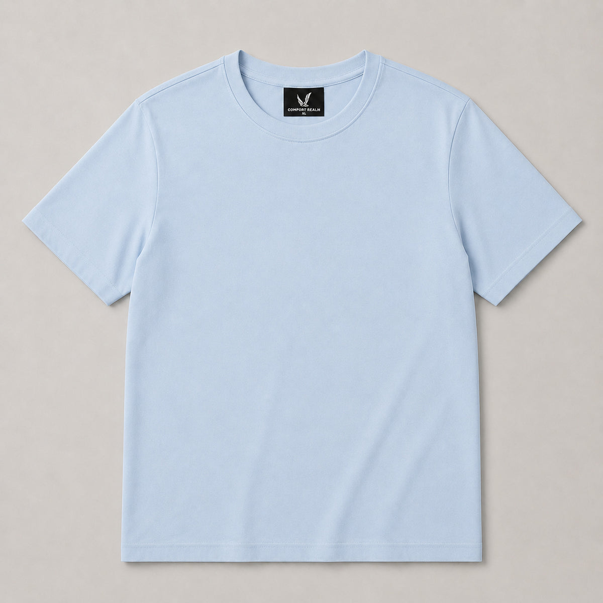 Crew Neck T-Shirt - Powder Blue