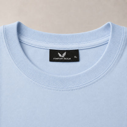 Crew Neck T-Shirt - Powder Blue