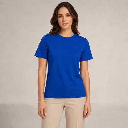 Crew Neck T-Shirt - Royal