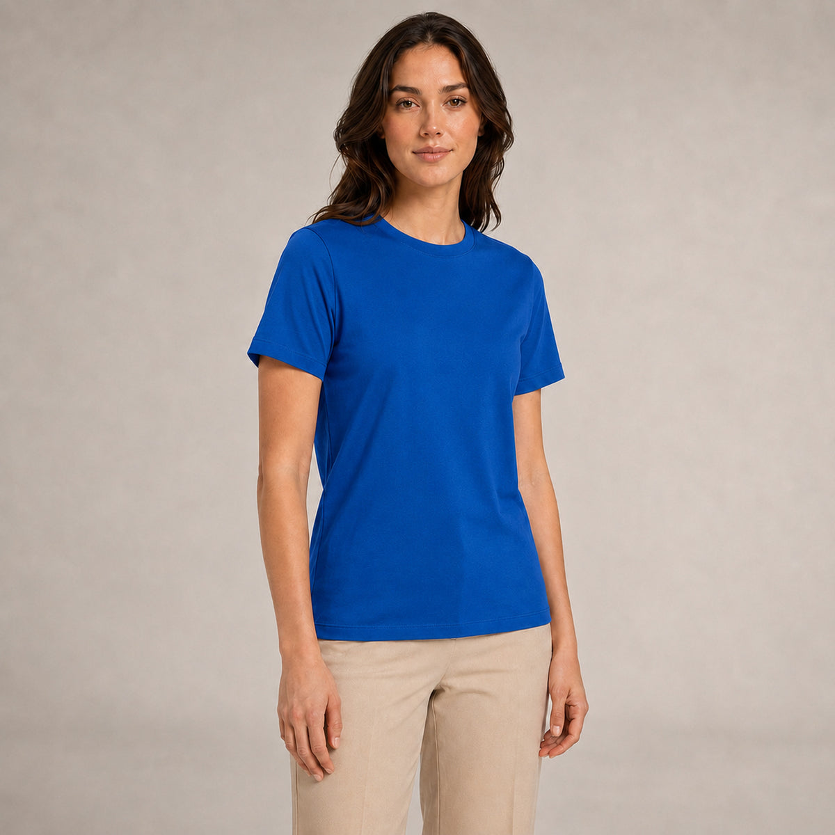 Crew Neck T-Shirt - Royal
