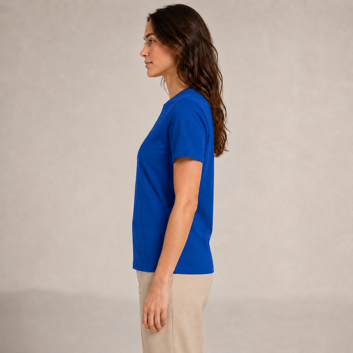 Crew Neck T-Shirt - Royal