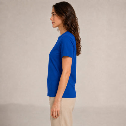 Crew Neck T-Shirt - Royal