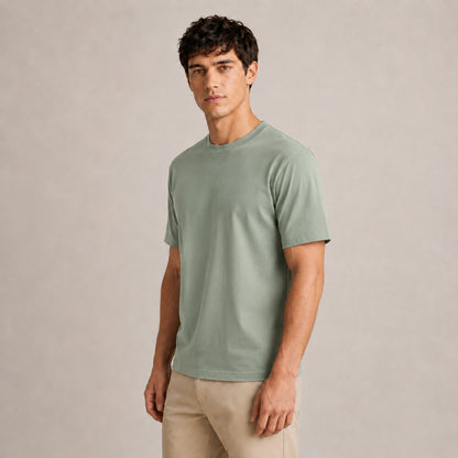 Crew Neck T-Shirt - Sage