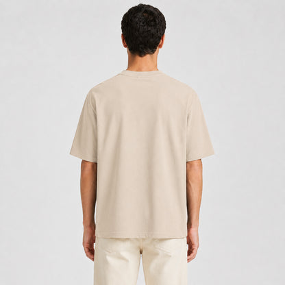 Drop Shoulder Oversized T-Shirt - Smokey Taupe