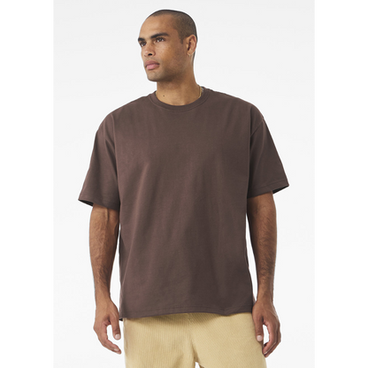 Drop Shoulder Oversized T-Shirt - Chocolate