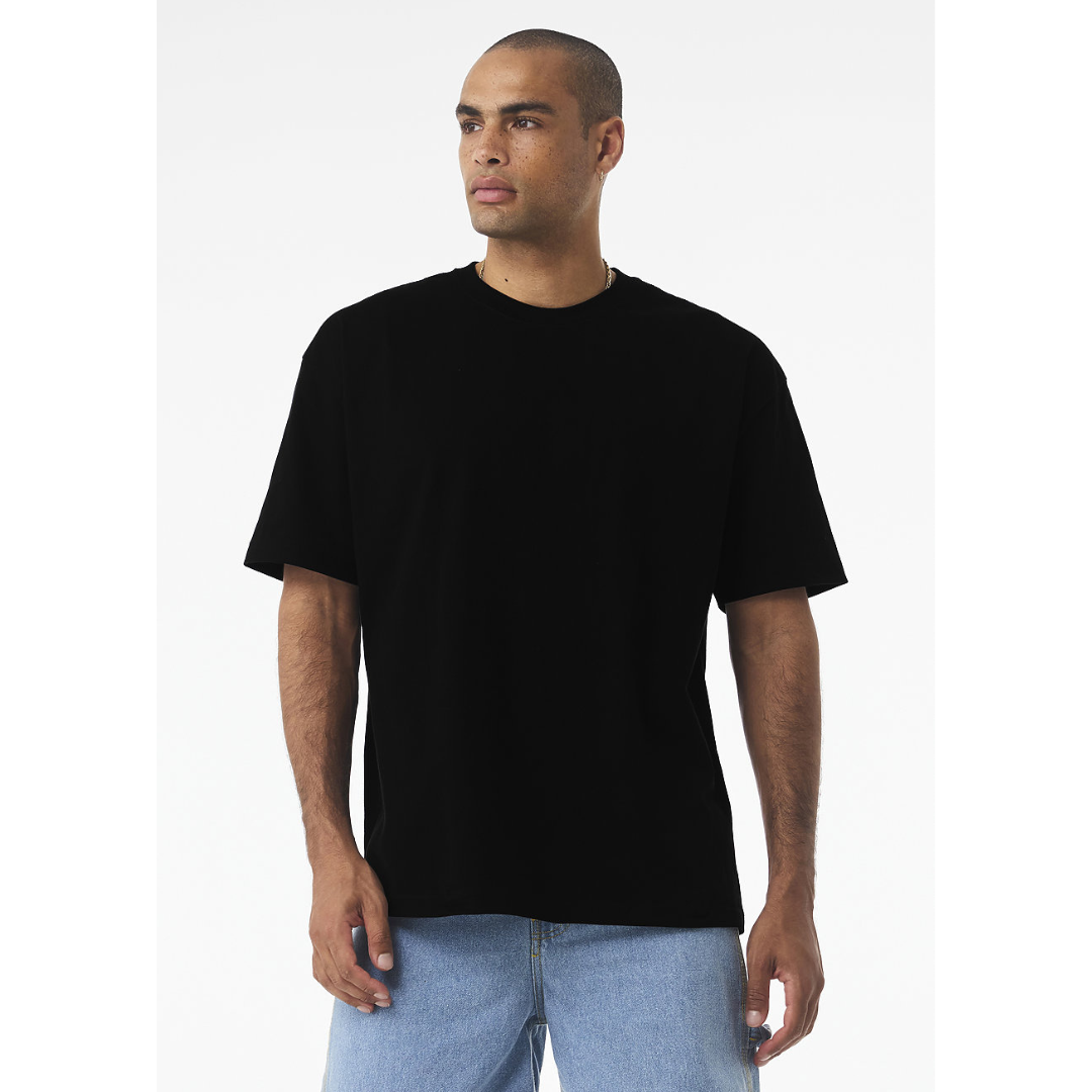 Drop Shoulder Oversized T-Shirt - Black