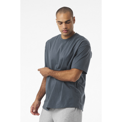 Drop Shoulder Oversized T-Shirt - Charcoal