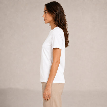 Crew Neck T-Shirt - White