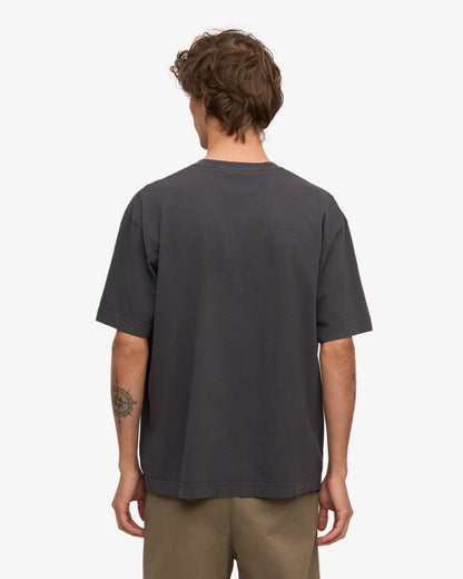 Drop Shoulder Oversized T-Shirt - Charcoal