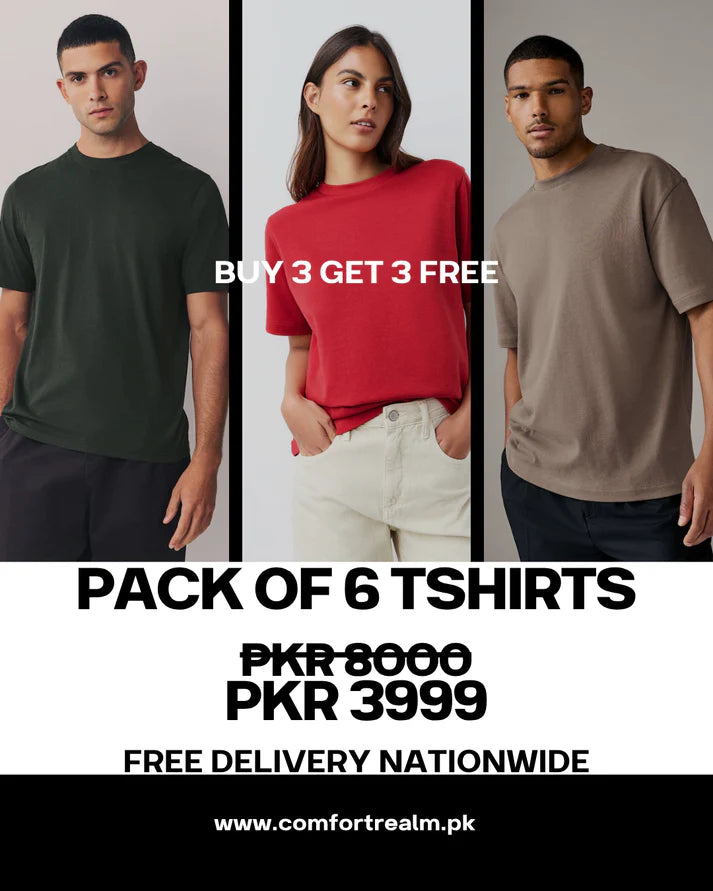 Pack of 6 - Tshirts