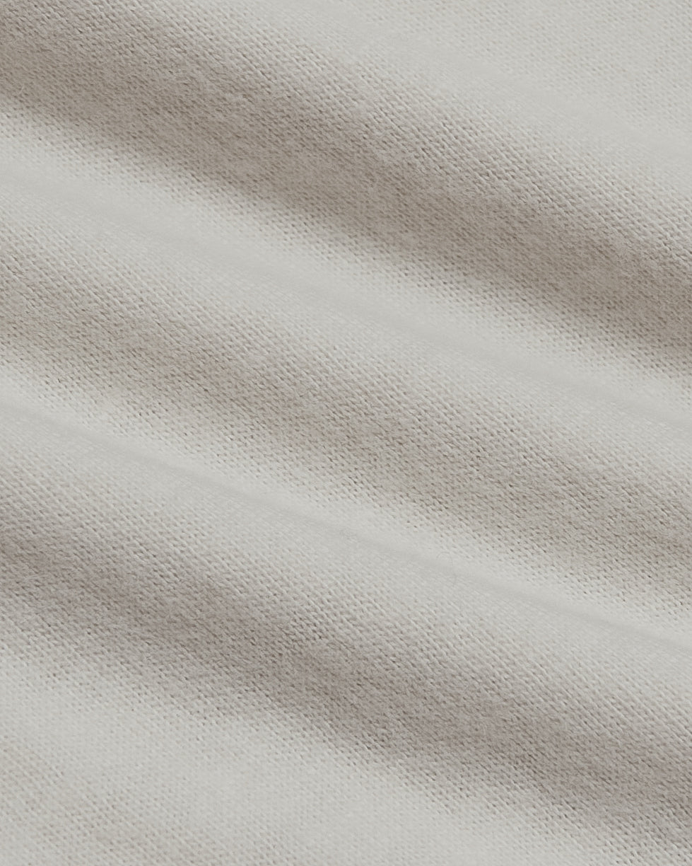 Crew Neck T-Shirt - Ivory