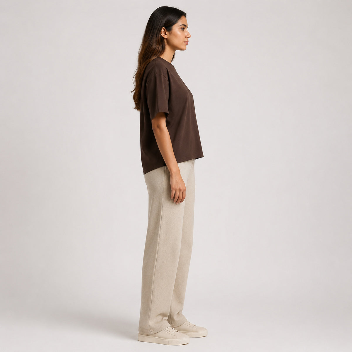 Basic Trousers - Taupe Grey