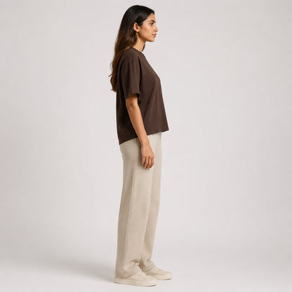Basic Trousers - Taupe Grey