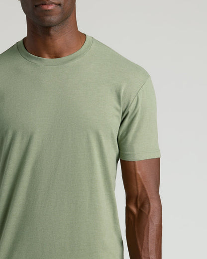 Crew Neck T-Shirt - Sage